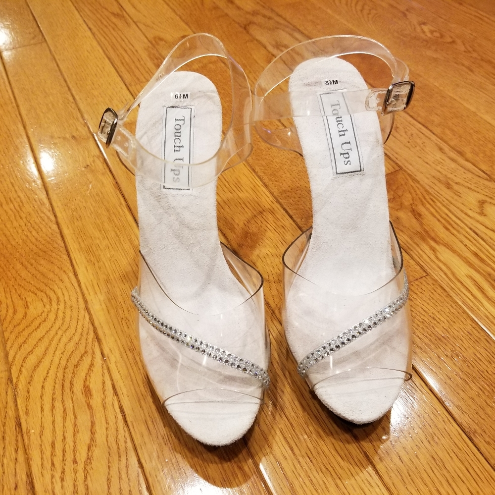 Clear Formal High Heel Platform Shoes